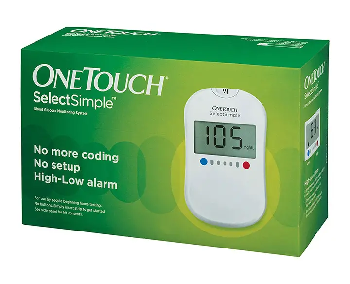 onetouch select simple glucometer