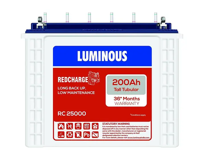 luminous rc 25000 battery