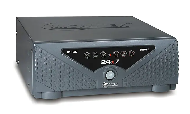 microtek ups 24ã—7 hb 950va hybrid sinewave inverter