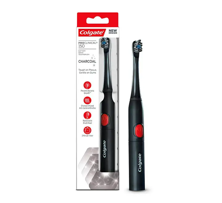 colgate proclinical 150 sonic battery powered toothbrush