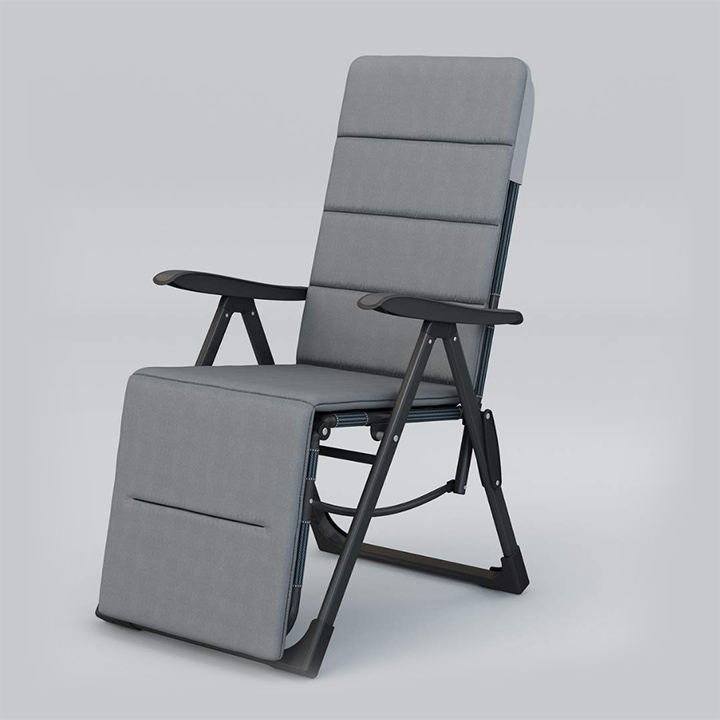 equal folding steel recliner chair