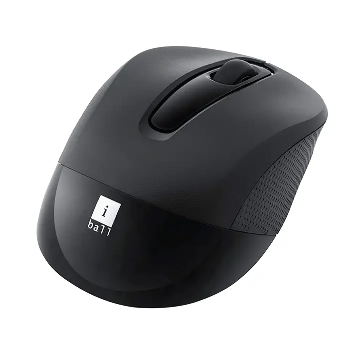 iball freego g100 premium wireless optical mouse for windows and mac (black)