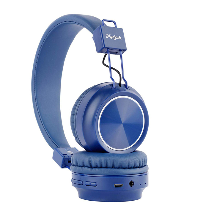 macjack wave 300 on ear bluetooth headphones