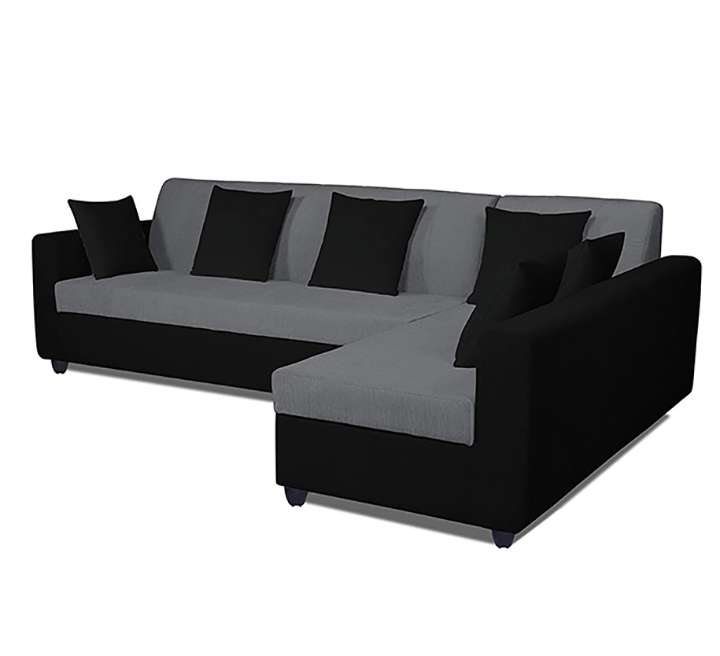 adorn india rio decent l shape 5 seater corner sofa set