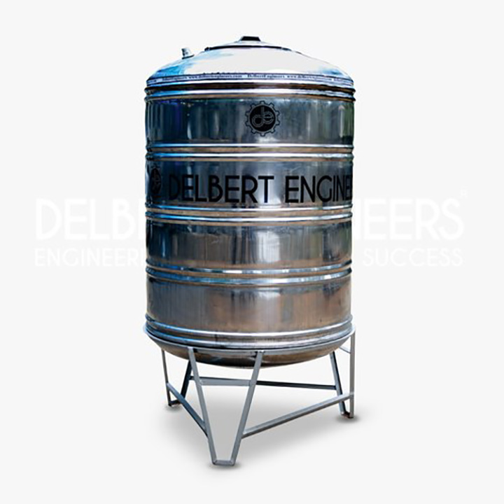 delbert engineers stainless steel water tank