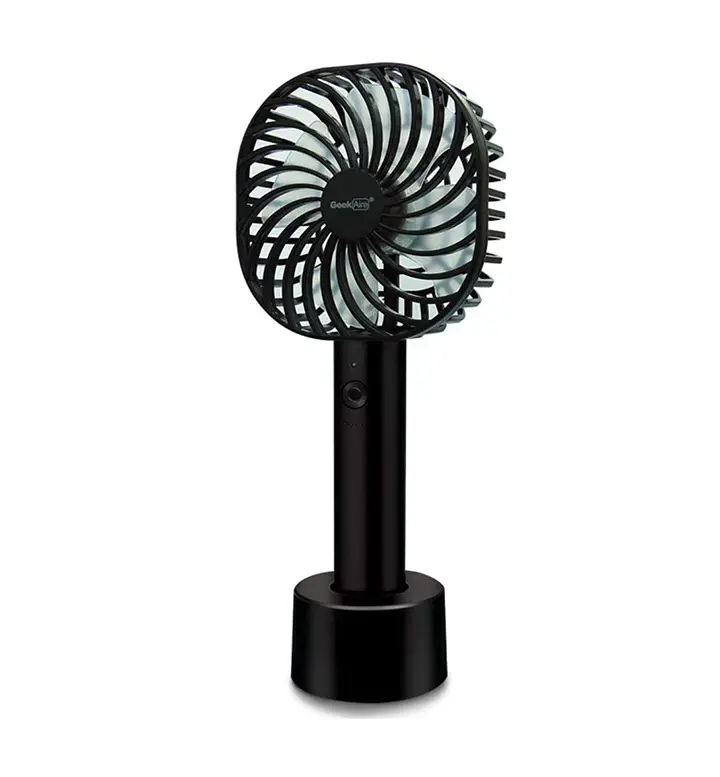 geek aire 5 inch rechargeable handheld fan