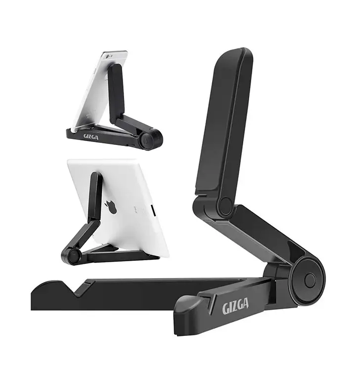 gizga multi-angle portable & universal stand 7-10 inch black cradle for tablets