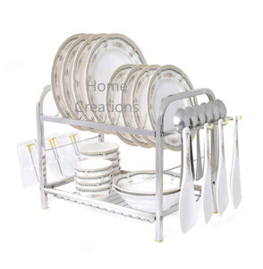 10 Best Stainless Steel Drain Rack Reviews   Home Creations Kitchen Rack 1 294x300 