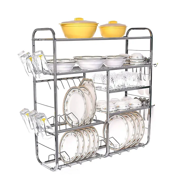 home creations wall mount kitchen dish rack