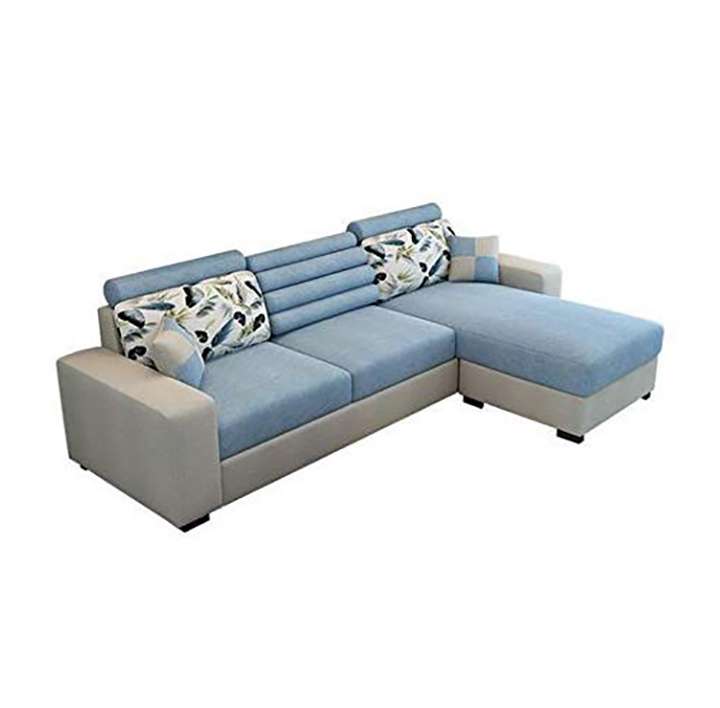 lillyput interio hardwood modern l shape fabric sofa