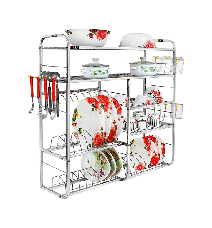 ose wall mount kitchen dish rack