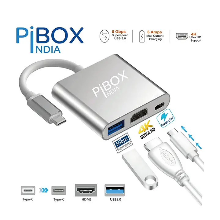 pibox india usb c to hdmi adapter