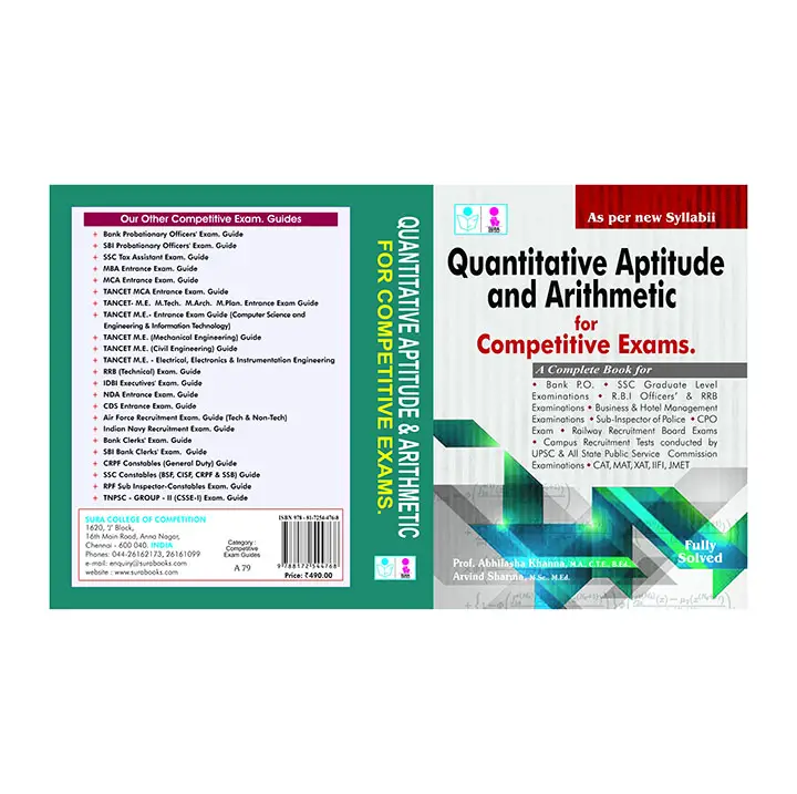 8 Best Books For Quantitative Aptitude Tests In Competitive Exams Reviews