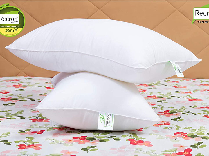 recron certified bliss fibre pillow