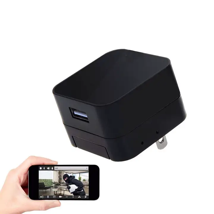 usb wall ac charger adapter security hidden camera