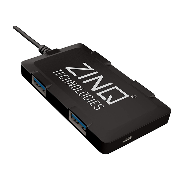 zinq technologies zq4h hi-speed 4 port ultra slim usb hub