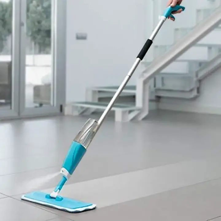 zosoe stainless steel microfiber floor cleaning spray mop