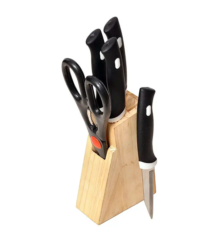 zosoe wood kitchen knife set
