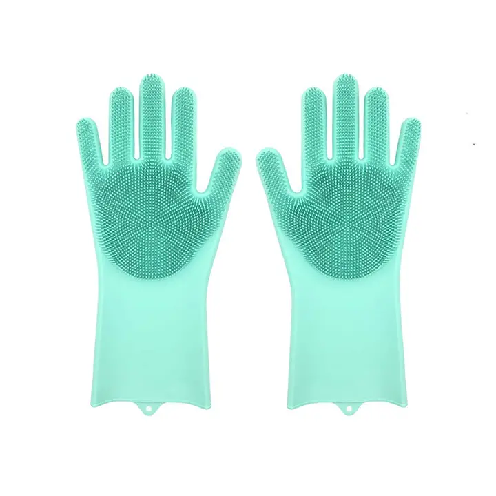 ZOQWEID Silicone Scrubbing Gloves
