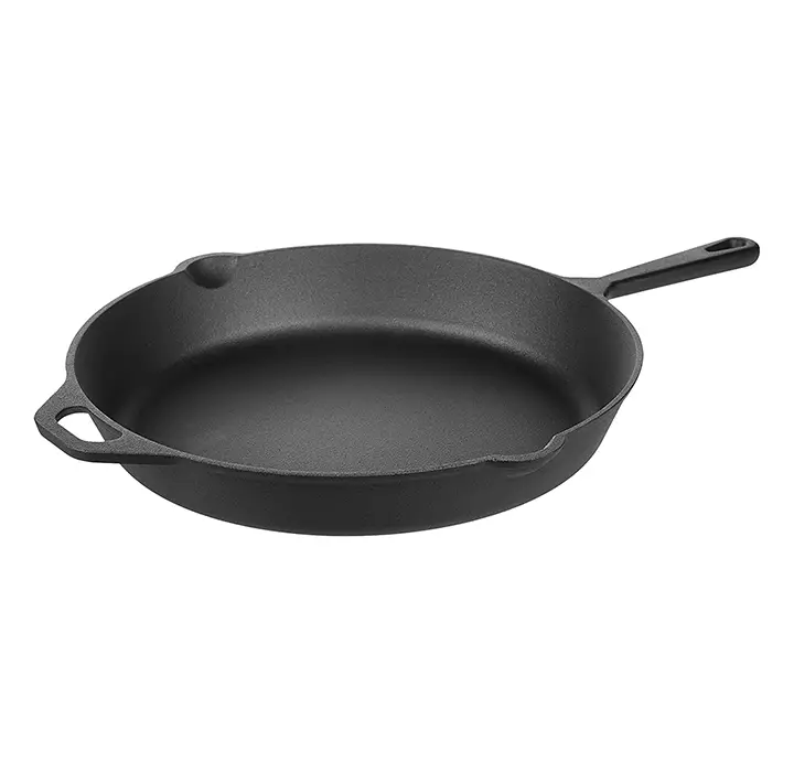 amazon basics pre seasoned cast iron frying pan