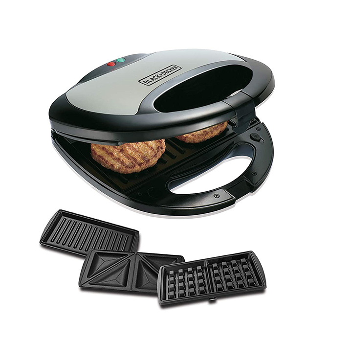 black and decker waffle maker