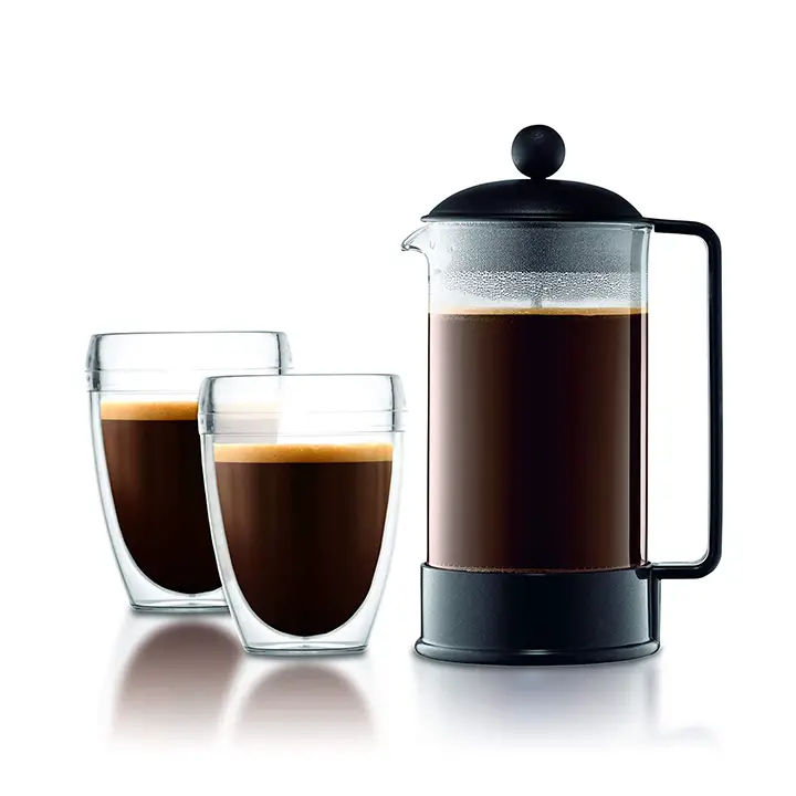 bodum brazil french press coffee and tea maker 12 ounce black