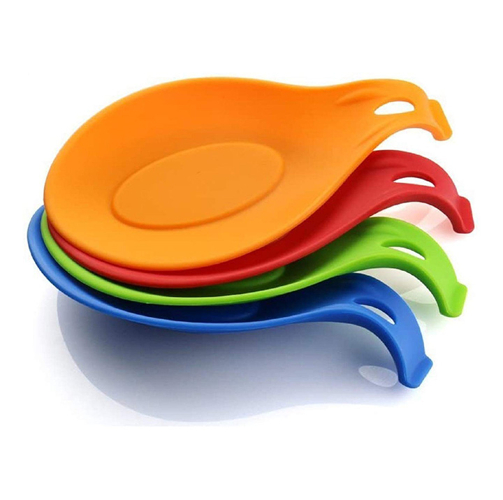 colorful jumbo silicone spoon rest