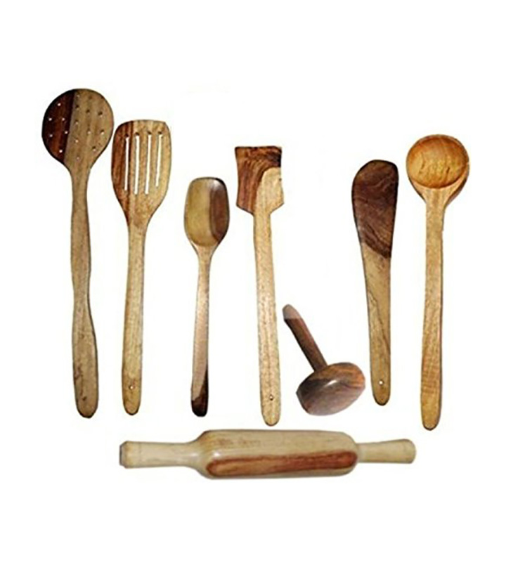 craftatoz multipurpose serving and cooking spoon set