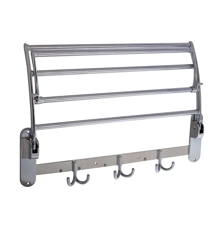 fortune stainless steel folding towel rack