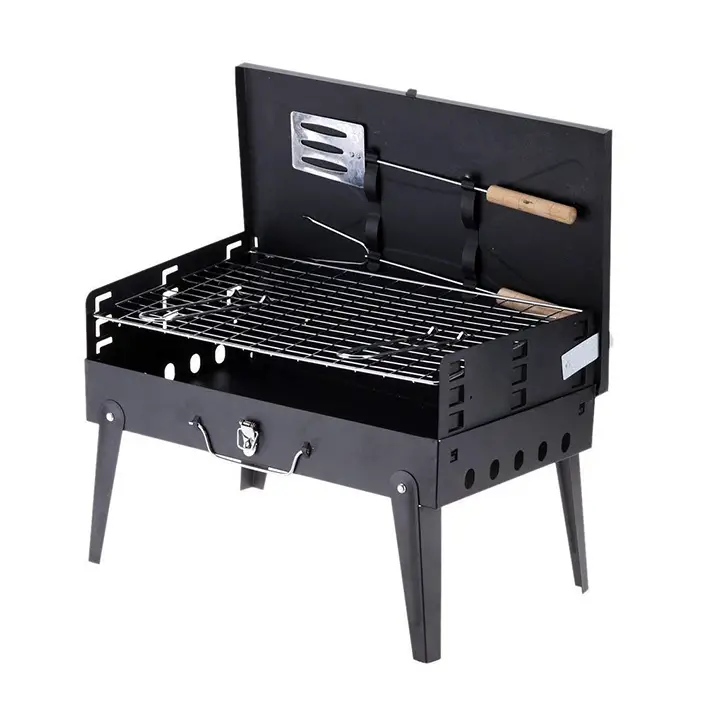 homefast outdoor folding charcoal bbq grill