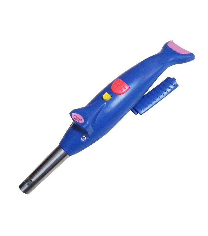 max dolphin electronic gas lighter with led torch