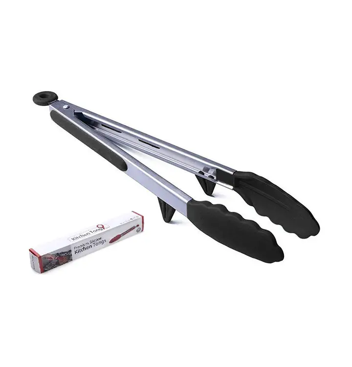p-plus international silicone cooking tongs