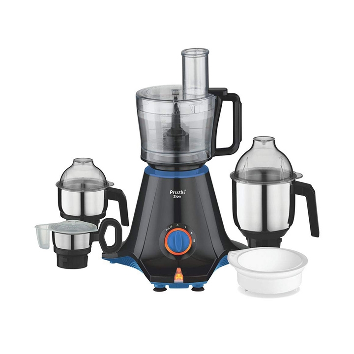 preethi zion mg-227 mixer grinder 750w 4 jars