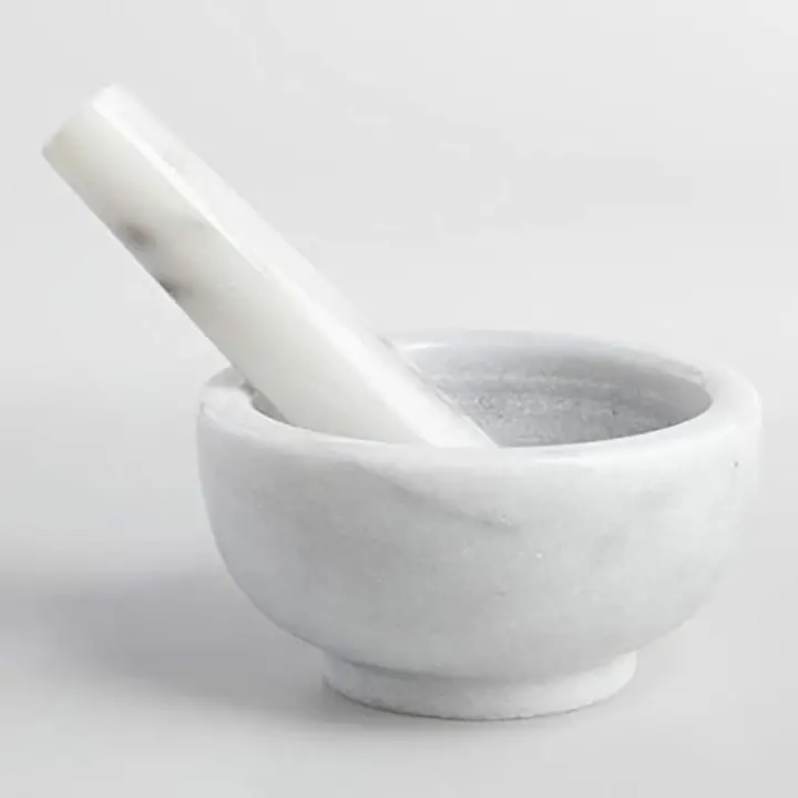 saaikee marble mortar and pestle set