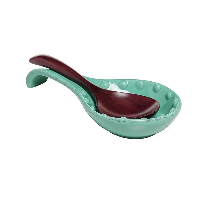 turquoise counter top spoon rest