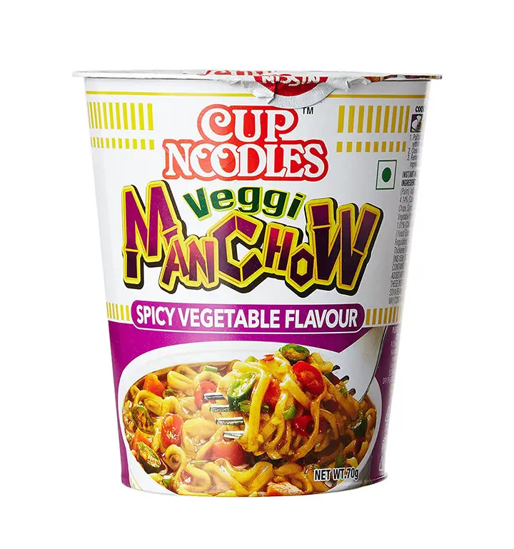 cup noodles veggi manchow