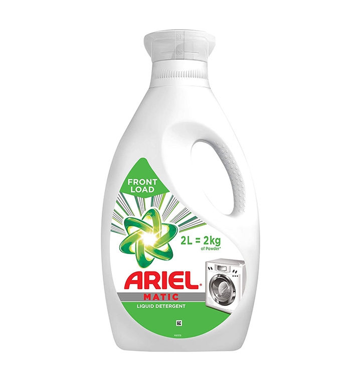 ariel matic liquid detergent front load 2 litre