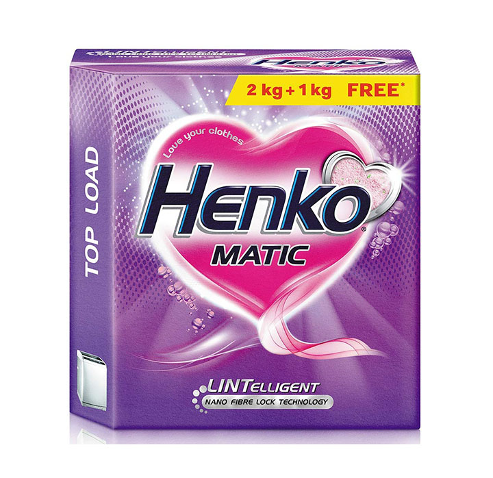 henko matic top load detergent powder