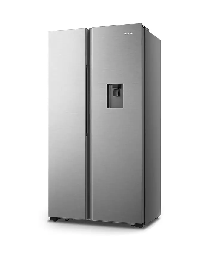 hisense 566 l frost-free side-by-side refrigerator with water dispenser