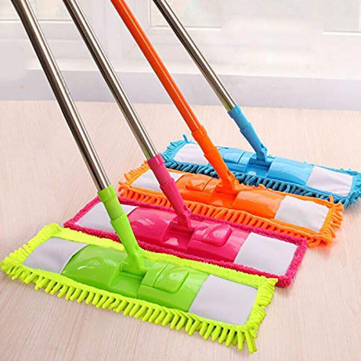 jakin wet and dry cleaning flat microfiber floor cleaning mop