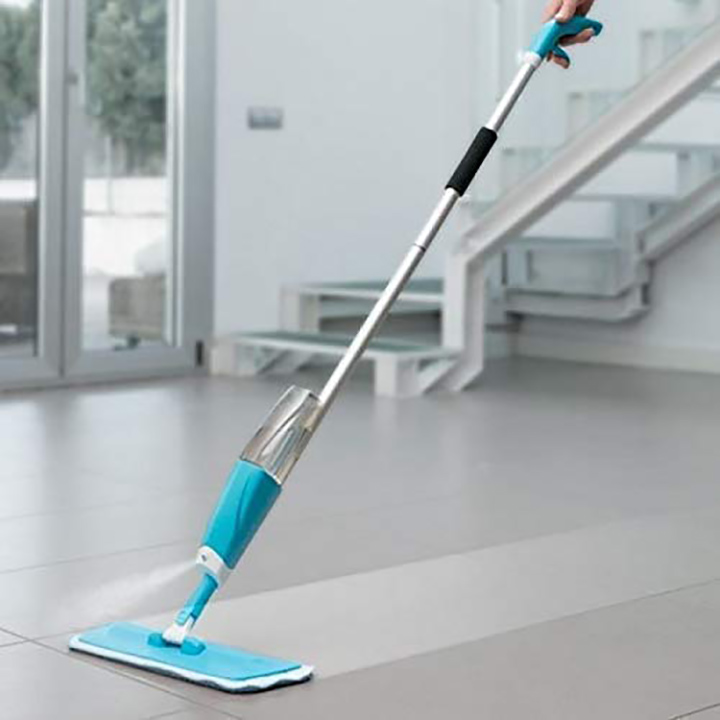 kwt stainless steel microfiber floor cleaning spray mop
