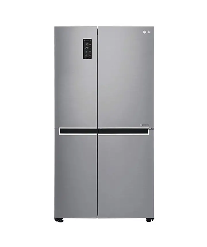 lg 687 l frost free side-by-side refrigerator