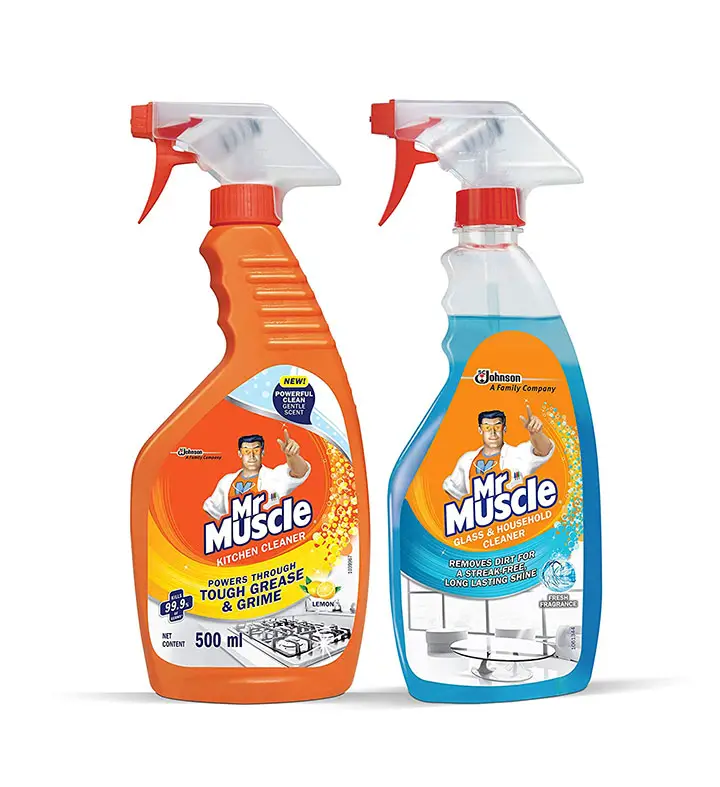 mr. muscle glass cleaner