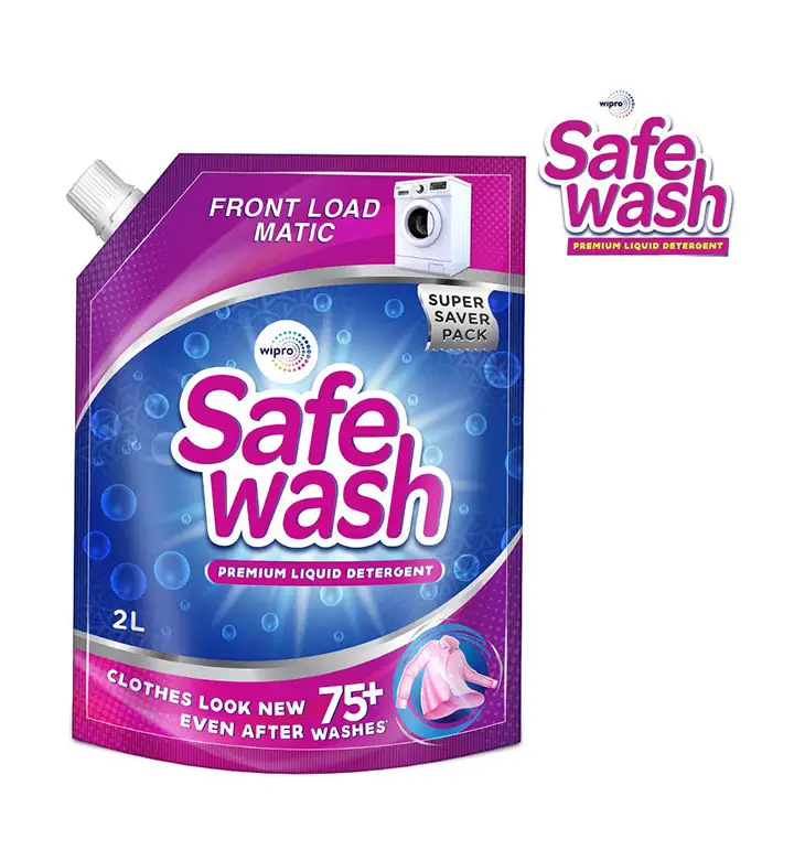 safewash matic front load liquid detergent by wipro