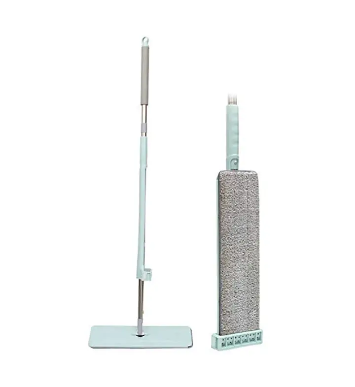 simxen microfiber mop for floor cleaning hardwood floor flat squeeze mop