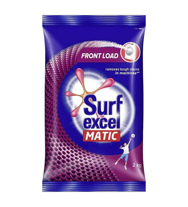 surf excel matic front load detergent washing powder