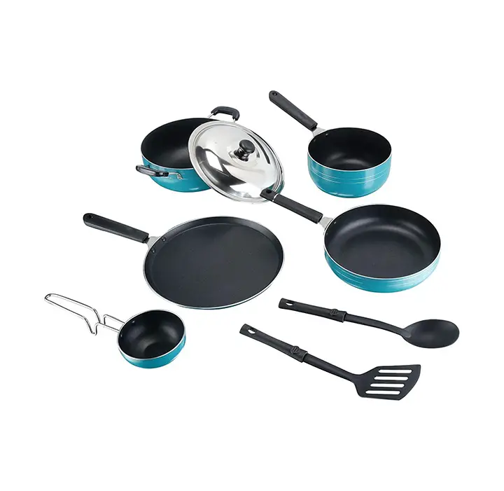 tosaa popular nonstick cookware 8 pcs gift set