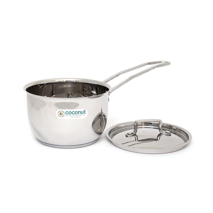 coconut stainless steel saucepan