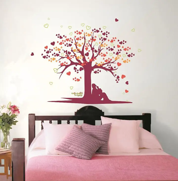 asian paints nilaya tree of love wall stickers