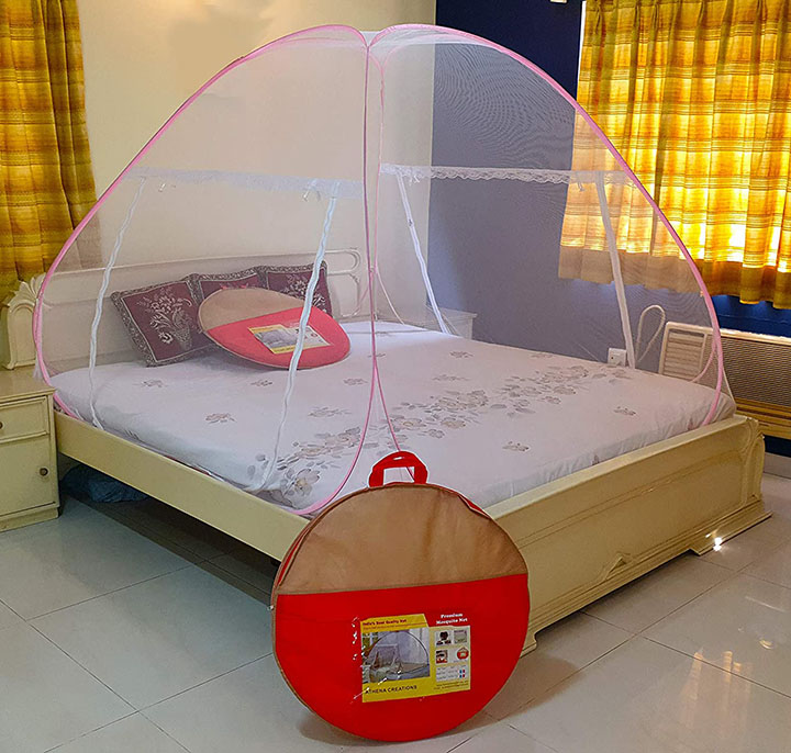 athena creations double bed foldable mosquito net